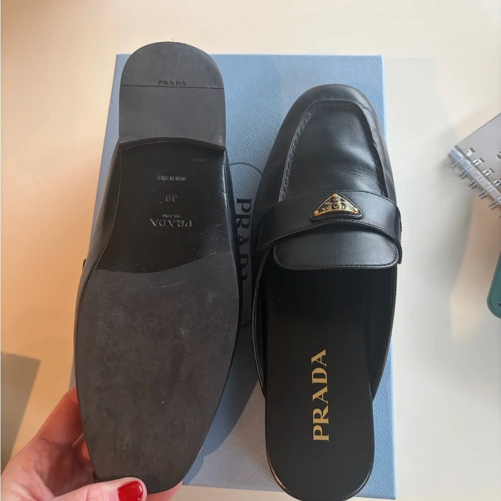 Prada Leather Mules - Picture 4 of 8